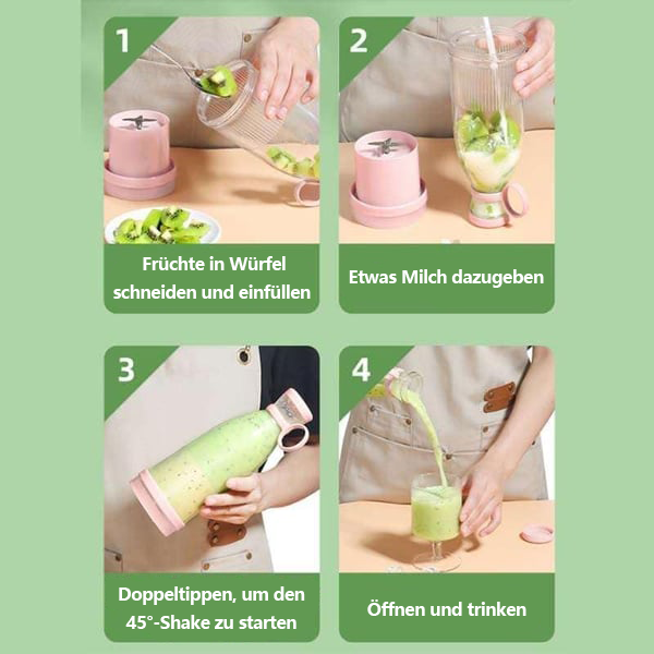 💥Neujahrsangebot 55% Rabatt💥Bestseller Tragbarer Entsafter