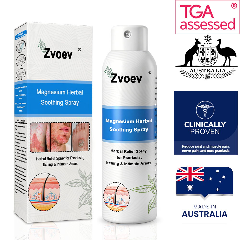 ✅ Official Store: Zvoev Magnesium Herbal Psoriasis Spray 👩‍⚕️ TGA certified