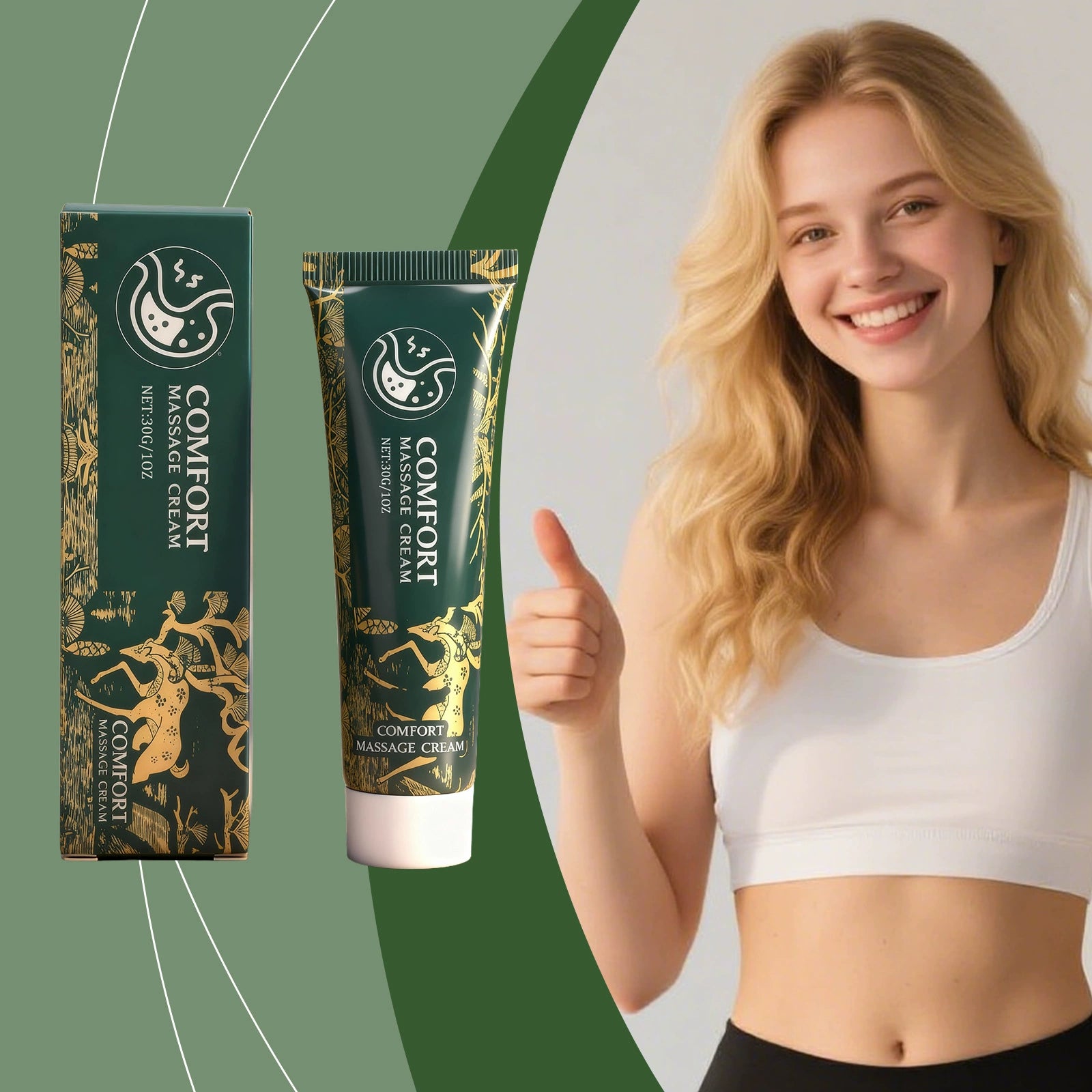 Abdominal care cream