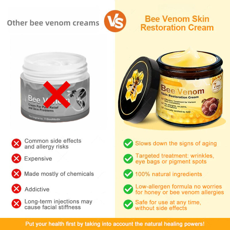 ✨Newly developed Bee Venom Skin Repair Cream⏰ Last day 80% off 💕