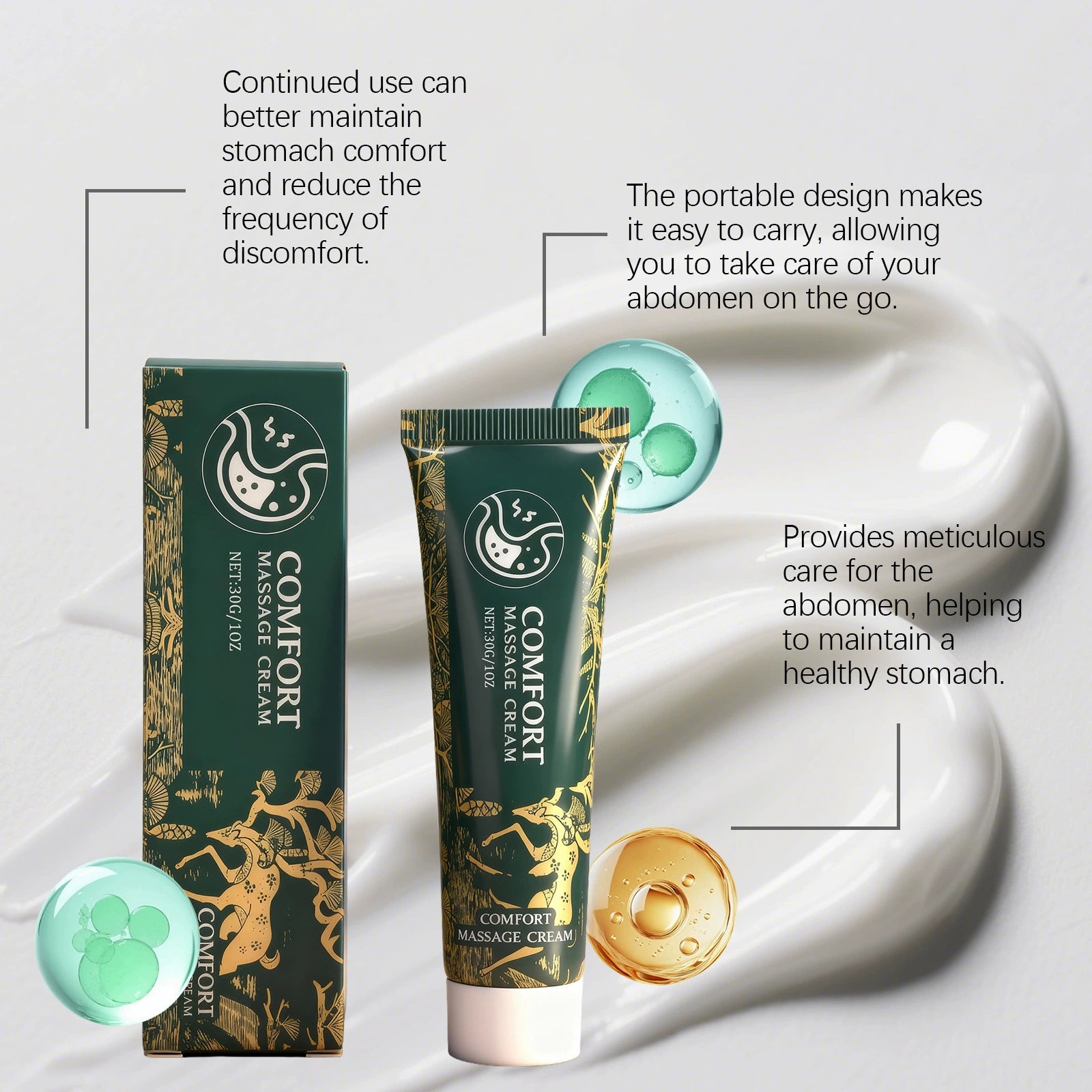 Abdominal care cream