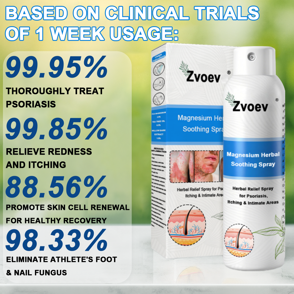 ✅ Official Store: Zvoev Magnesium Herbal Psoriasis Spray 👩‍⚕️ TGA certified