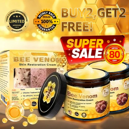 ✨Newly developed Bee Venom Skin Repair Cream⏰ Last day 80% off 💕