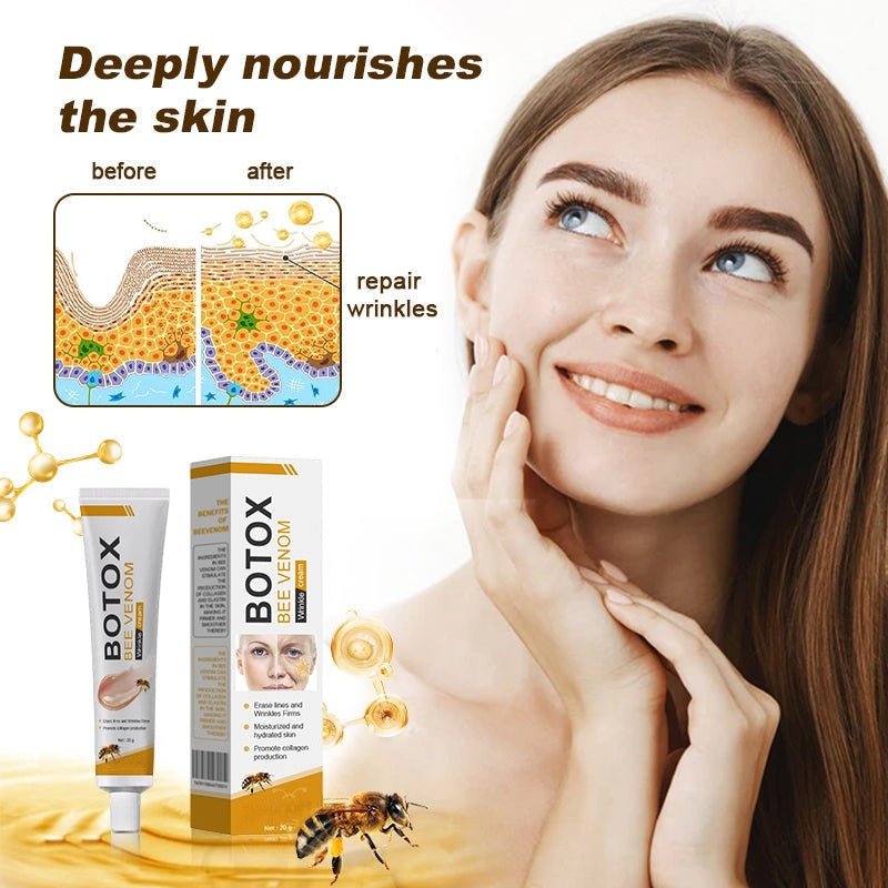 (Made and Shipped from USA) 🧑‍⚕️Botox Bee Venom Wrinkle Removal Cream