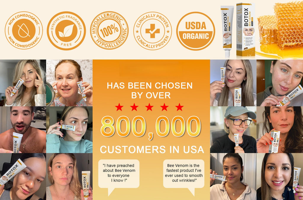 (Made and Shipped from USA) 🧑‍⚕️Botox Bee Venom Wrinkle Removal Cream